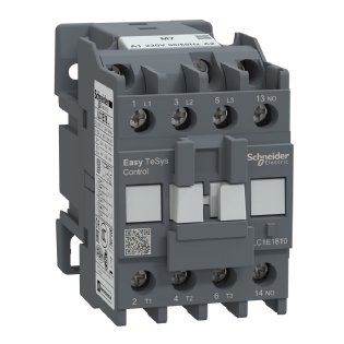 Contator Potência Tripolar 18A 220V 1Na 50/60Hz LC1E1810M7 - Schneider Electric