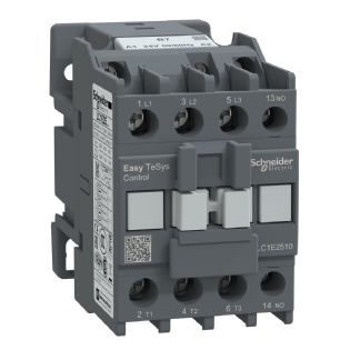 Contator Potência Tripolar 25A 24V 1Na 50/60Hz LC1E2510B7 - Schneider Electric