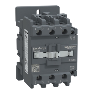 Contator Potência Tripolar 65A 220Vca 1Na+1Nf 50/60Hz LC1E65M7 - Schneider Electric