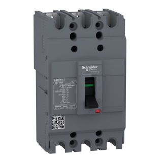 Disjuntor Caixa Moldada Tripolar 40A 18Ka 380/415V EZC100N3040 - Schneider Electric