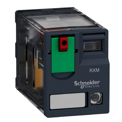 Relé Industrial 14 Pinos 6A 24V 4 Reversíveis 4Pdt Agni Ip40 RXM4AB2B7 - Schneider Electric