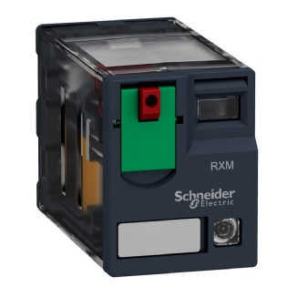 Relé Industrial 14 Pinos 6A 24V 4 Reversíveis 4Pdt Agni Ip40 RXM4AB2B7 - Schneider Electric