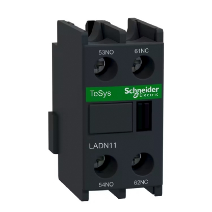 Bloco Contato Auxiliar Para Contator Frontal 1Na+1Nf Cinza Escuro Ip20 LADN11 Schneider Electric
