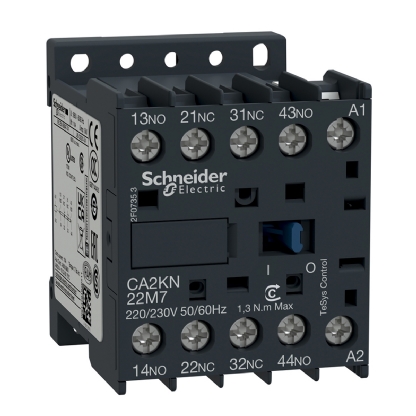 Contator Mini Auxiliar 10A 220V 2Na+2Nf 50/60Hz CA2KN22M7 Tesys K - Schneider Electric
