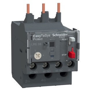 Relé Sobrecarga Térmico 2,5-4,0A Classe 10A Cinza 50/60Hz LRE08 Easypact Schneider Electric