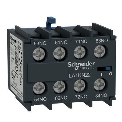 Bloco Contato Auxiliar Para Contator Frontal 2Na+2Nf Ip20 LA1KN22 TeSys Schneider Electric