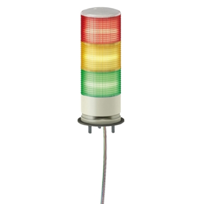 Coluna Luminosa 3 Elementos Led D60mm Vermelho/Amarelo/Verde 24Vca/Cc XVGB3W - Schneider Electric