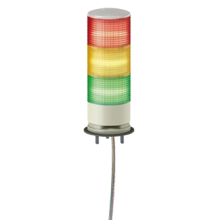 Coluna Luminosa 3 Elementos Led D60mm Vermelho/Amarelo/Verde 24Vca/Cc XVGB3W - Schneider Electric