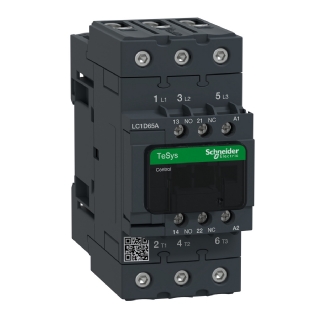 Contator Potencia Tripolar 65A 220Vca 1Na+1Nf 50/60Hz LC1D65AM7 - Schneider Electric