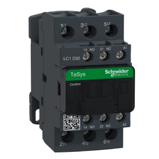 Contator Potencia Tripolar 32A 110Vca 1Na+1Nf 50/60Hz LC1D32F7 - Schneider Electric