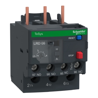 Relé De Sobrecarga Térmico 2,5-4A Classe 10 1Na+1Nf LRD08 - Schneider Electric