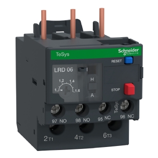Relé De Sobrecarga Térmico 1-1,6A 690V Classe 10A 1Na+1Nf LRD06 - Schneider Electric