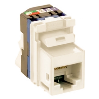 Conector Fêmea Rj45 Cat5E Keystone Branco - Legrand/Conect