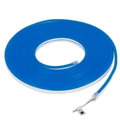 Fita Led Neon 7W/M 12V Azul 400Lm/M Rolo Com 5 Metros 1169 - Gaya