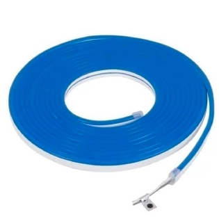 Fita Led Neon 7W/M 12V Azul 400Lm/M Rolo Com 5 Metros 1169 - Gaya