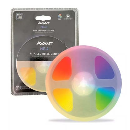Fita Led Inteligente 5W/M Bivolt 2700K-6500K/Rgb Luz Amarela/Neutra/Branca 350Lm/M 5 Metros - Avant