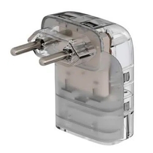 Protetor de Surtos/Raios DPS 2 Pinos 20A Transparente - Clamper