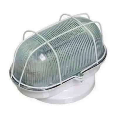 Luminária Arandela Tartaruga Globo Ferro 60W Branco Acrílico