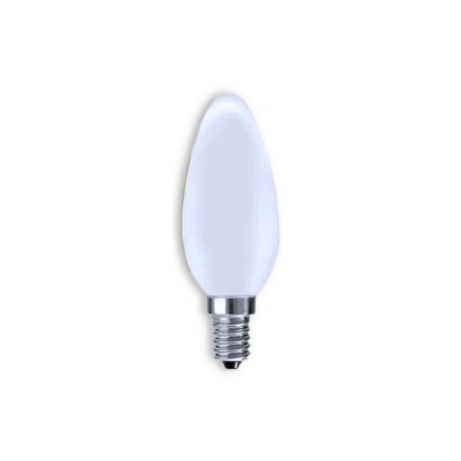 Lâmpada Led Filamento Vela 3W Bivolt E14 6000K Luz Branca - Ourolux