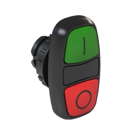 Botão Comando Duplo Pulsador Faceado Verde/Vermelho (I/O) - Weg
