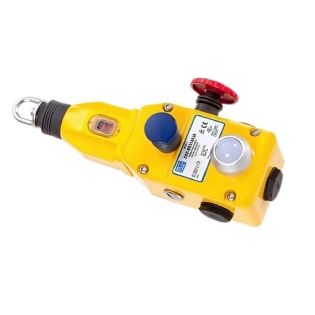 Chave Parada Emergência Monitoramento Cabo Ferro Fundido Amarelo 24Vcc 2Na+2Nf Ip67 Com Led - Weg