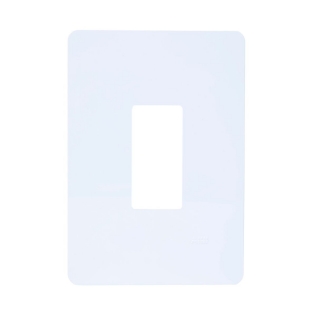 Placa Acabamento 4X2 1 Posto Vertical Branco Unno N1371.1V BL - ABB