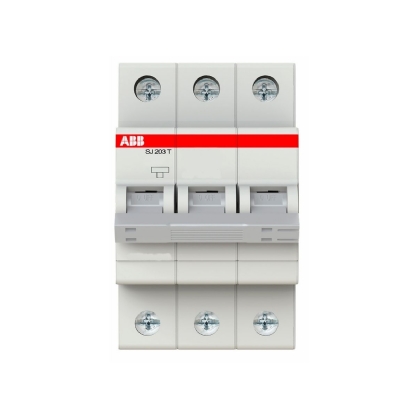 Disjuntor Mini Din Tripolar 32A Curva C 5Ka 440V SJ203T-C32 - ABB