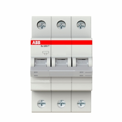 Disjuntor Mini Din Tripolar 20A Curva C 5Ka 440V SJ203T-C20 - ABB