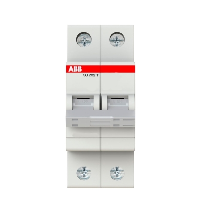 Disjuntor Mini Din Bipolar 4A Curva C 5Ka 440V SJ202T-C4 - ABB