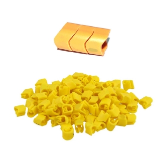 Marcador Anilha Mhg1/3 Número 0 Amarela Condutor 0,30-1,50mm Com 1000 Unidades - Hellermann