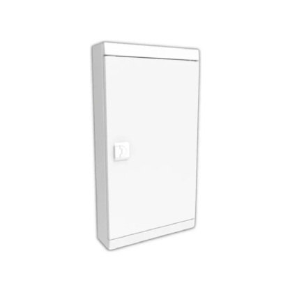 Quadro Distribuição Sobrepor Qds-46 46 Disjuntores 100A Branco Vertical Brum