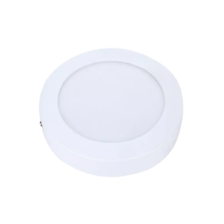 Luminária Painel Led Sobrepor Redonda Branca 12W Bivolt 6500K Branco Frio 720Lm - Avant