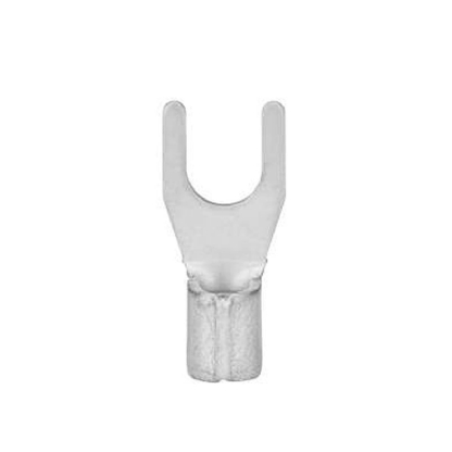 Terminal Forquilha 0,50-1,50Mm (22-16Awg) Não Isolado F=3Mm 1/8 (M3) - Axt - 100 Unidades