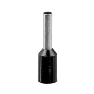 Terminal Tubular (Ilhos) 1,50Mm (16Awg) Pré-Isolado Preto - Phoenix - 100 Unidades