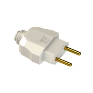 Plug Macho 10A 250V Cinza Axial Com Prensa Cabo 13302119 - WEG
