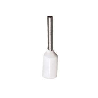 Terminal Tubular (Ilhos) 0,50Mm (20Awg) Pre-Isolado Branco - Axt