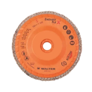 Disco Desbaste Flap Enduro-Flex 115Mm M14 G40 12200Rpm Aço Inox - Walter