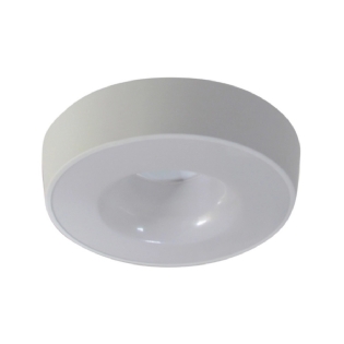 Luminária Plafon Sobrepor Nice Branco 15W 4Xe27 Bivolt Difusor Poliestireno - Tualux