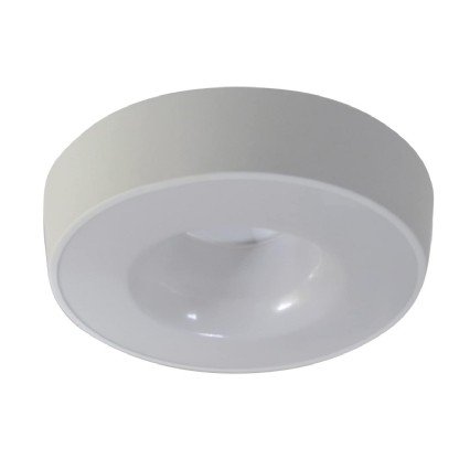 Luminária Plafon Sobrepor Nice Branco 15W 6Xe27 Bivolt Difusor Poliestireno - Tualux