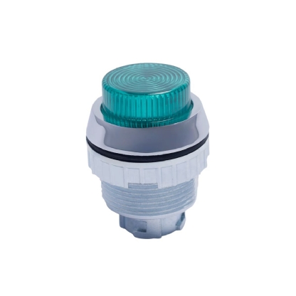Botão Comando Pulsador Saliente Iluminado Redondo 30 mm Metálico Verde - Ace Schmersal