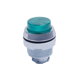 Botão Comando Pulsador Saliente Iluminado Redondo 30 mm Metálico Verde - Ace Schmersal
