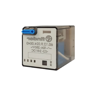 Rele Industrial 10A 24Vcc 2Rev (Dpdt) - Finder