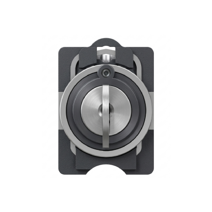 Botão Comutador Chave Yale 3 Pos Ret 45G 22Mm Plástico Preto 2Na - Schneider