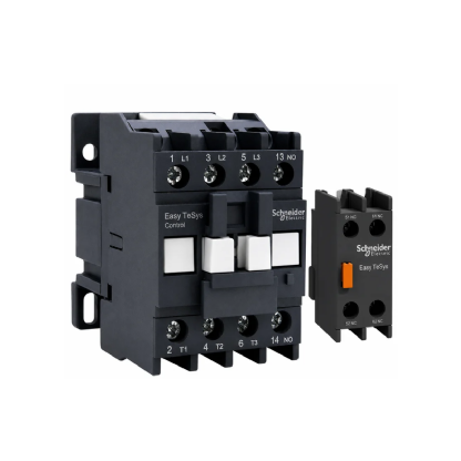 Contator Potência Tripolar 12A 24Vcc 1Na+2Nf 50/60Hz - Schneider