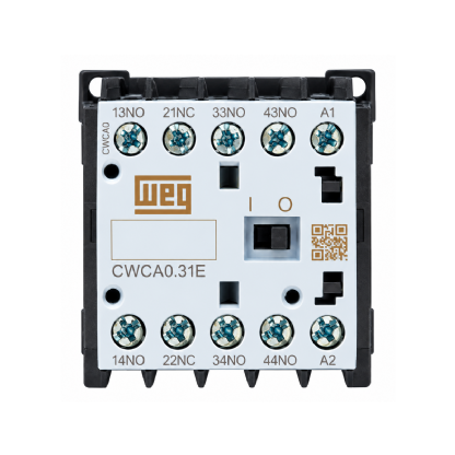Contator Mini Auxiliar 10A 95-110V 3Na+1Nf 50/60Hz - Weg