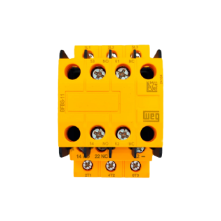 Contator de Segurança CWBS12 12A Tripolar 24Vcc 2NA 2NF - WEG
