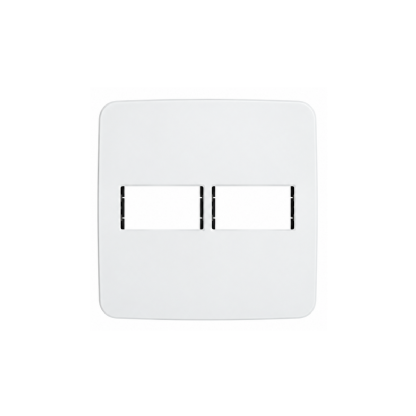 Placa Acabamento 4x4 2 Postos Horizontal Branco Origen - ABB