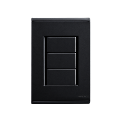 Placa Acabamento 4X2 Cega Grafite Liz - Tramontina