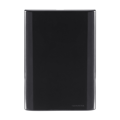 Placa Acabamento 4X2 Cega Grafite C/Suporte Giz - Tramontina