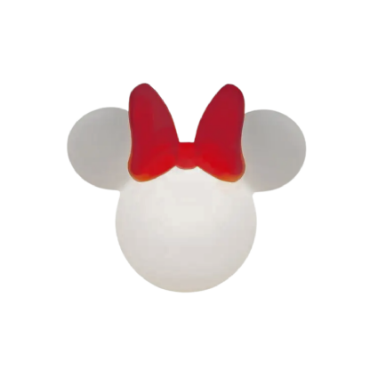 Luminária Mesa Led Sobrepor Minnie Clean Bc P/Lâmpada Bolinha 5W Bivolt C/Cabo 1,80M - Usare